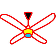 Quạt Trần Công Nghiệp Maya Fan