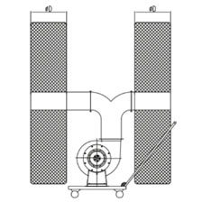 Quạt Hút Bụi Túi Vải