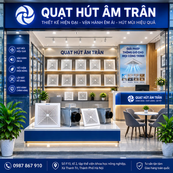 Địa chỉ mua quạt hút âm trần