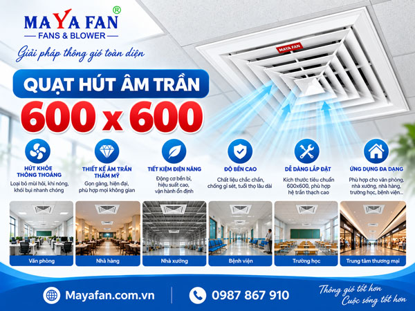 Giá quạt hút âm trần