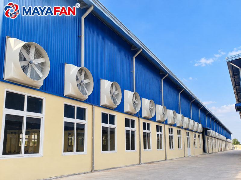 Ứng dụng của Quạt hút công nghiệp composite